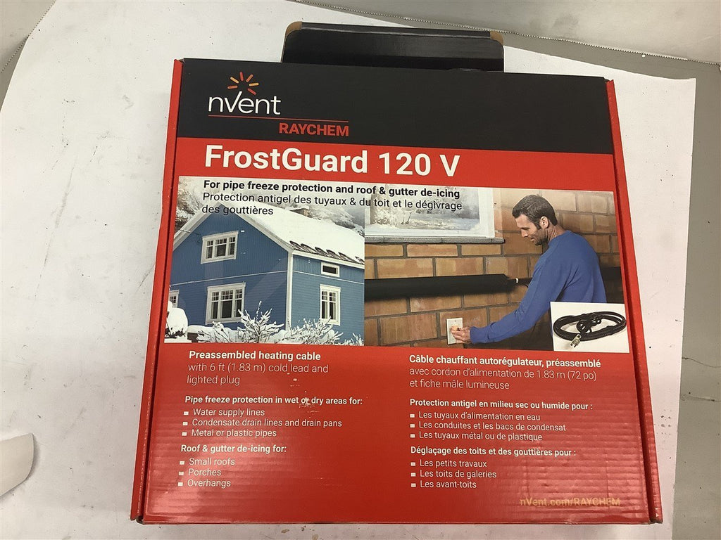 Nvent Frost Guard FG1-50P 120 volt 6 FT For Pipe Freeze Protection