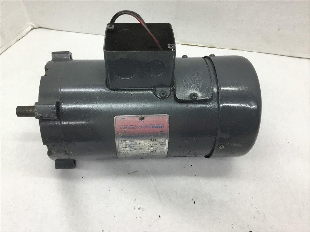 Leeson 108014-00 90 Volt 1/2 HP DC Motor 1750 Rpm 56C Frame