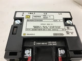 Square D 8536SCo3V02H30A Nema Size 1 Starter 120 Volt Coil