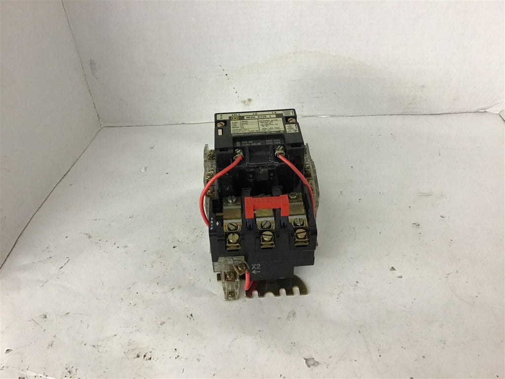 Sqaure D Nema size 1 Starter 460 volt @ 10 HP 120 Volt coil