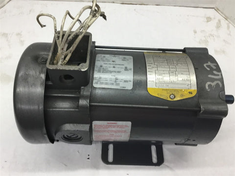 Baldor D1120 1/3 Hp DC Motor 115 arm Volts 1750 Rpm 56C Frame