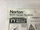 Norton 8000 Series Tri-Style Non Handed Door Opener