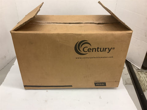 Century H1011L 1 Hp AC Motor 208-230/460 Volt 1800 Rpm 56HC Frame