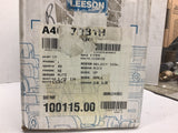 Leeson 100115.00 1/4 HP AC Motor 115/208-230 Volts Single Phase 1800 Rpm 4P 48
