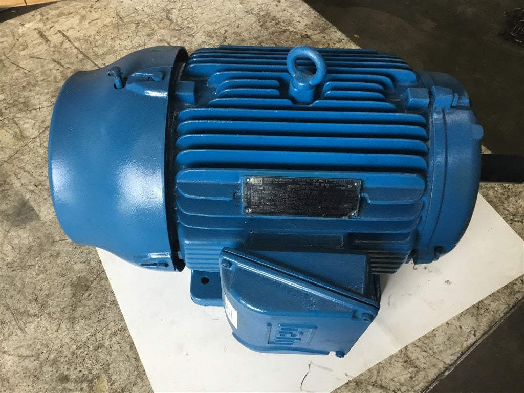 Weg 02218ET3Y180L-W22 30 HP AC Motor 460 Volts 1800 Rpm 4P 180L Frame 3 Phase