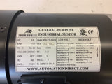 Automation Direct MTR-P75-3BD18 3/4 Hp AC Motor 208-230/460 Volt 1800 Rpm 4P 56C