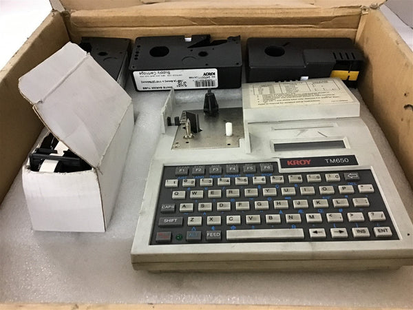 Kroy K4100 Desktop Label Printer – BME Bearings and Surplus