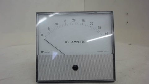 Triplett, 0-40 Dc Amperes, Panel Meter, Model 420-G