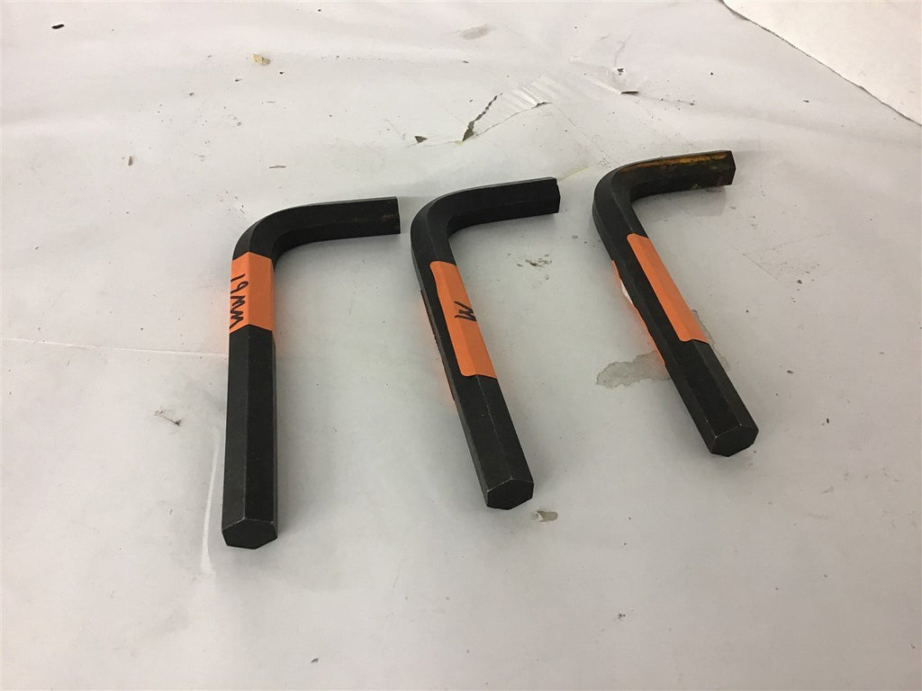 19 MM Allen Wrench's Lot of 3