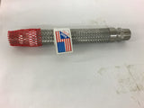 Braided Hose 1/8" OD 12" Long