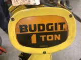 Budgit 1 Ton Hoist 3 Phase Manual Trolley