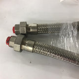 1" ID x 29" L Braided Flex Hose