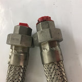 1" ID x 29" L Braided Flex Hose