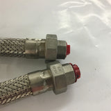 1" ID x 29" L Braided Flex Hose