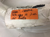 1/4" Clear Tubing 50' per roll Lot of 2 rolls