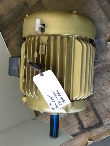 Baldor 15 HP AC Motor 230/460 Volts 1800 Rpm 4P 254T Frame