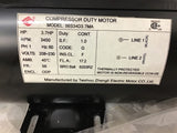 Compressor 56S34D3.MA 3.7 HP AC Motor 208-230 Volts 3450 Rpm 56 Frame