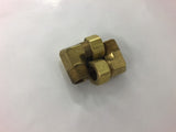 Brass Elbow Male and Male 3/4 inch Thread Fitting Connector Union Lot of 2