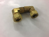 Brass Elbow Male and Male 3/4 inch Thread Fitting Connector Union Lot of 2