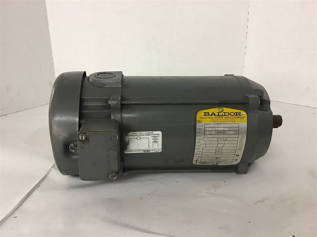Baldor 34-6549-394061 .56 KW DC Motor 180 Arm Volts 1750 Rpm