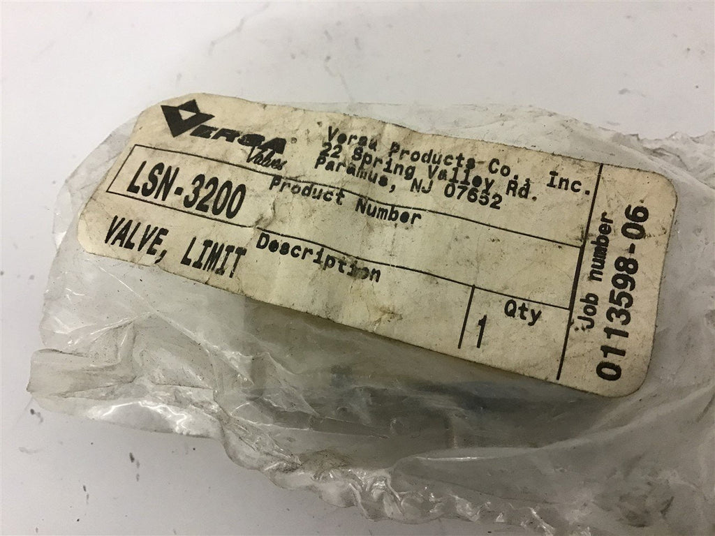 Versa LSN-3200 Limit Valve Lot of 2