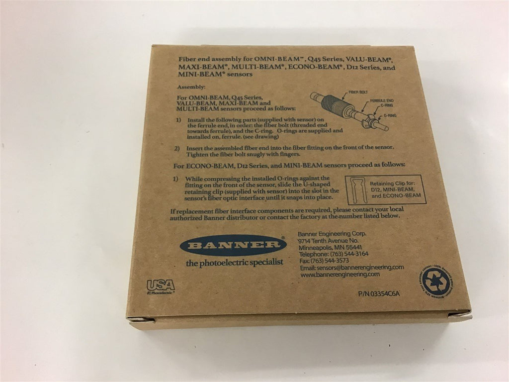 Banner IT23S 17355 Fiber Optic Sensor Cable