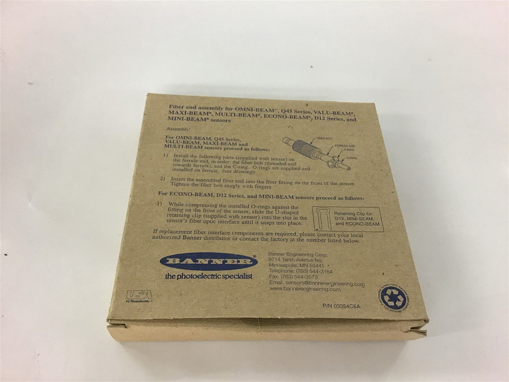 Banner BA21.5S Fiberoptic Cable