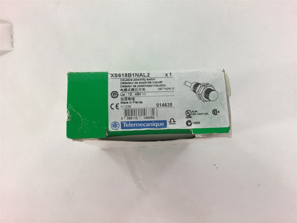 Telemecanique XS618B1NAL2 Inductive Proximity Switch 12..48 Volts