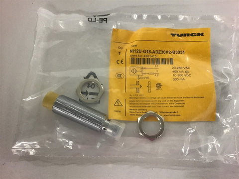Turck Ni12U-G18-ADZ30X2-B3331 Proximity Sensor 20-250 Vac