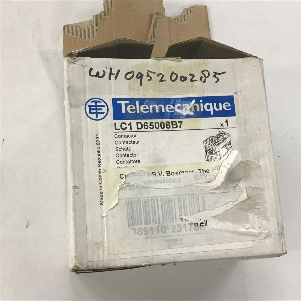 Telemecanique LC1 D65008B7 Contactor 24 V Coil