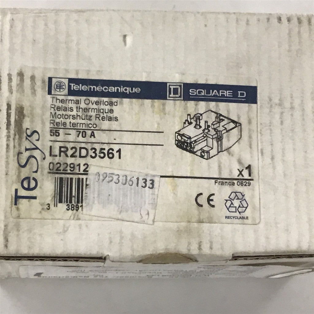 Telemecanique LR2D3561 Thermal Overload Relay 55-70 Amp