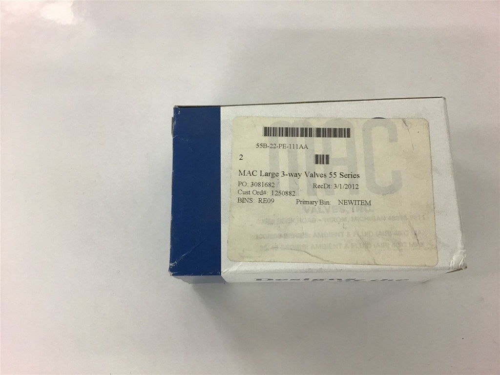 Mac 55B-22-PE-111AA Solenoid valve