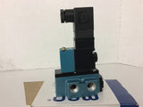 Mac PME-611JB Solenoid Valve 24 VDc 150 PSI 8.5 Watts