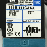 Mac 111B-111CA Solenoid Valve 6.8 Watts 150 PSI 120 Volts