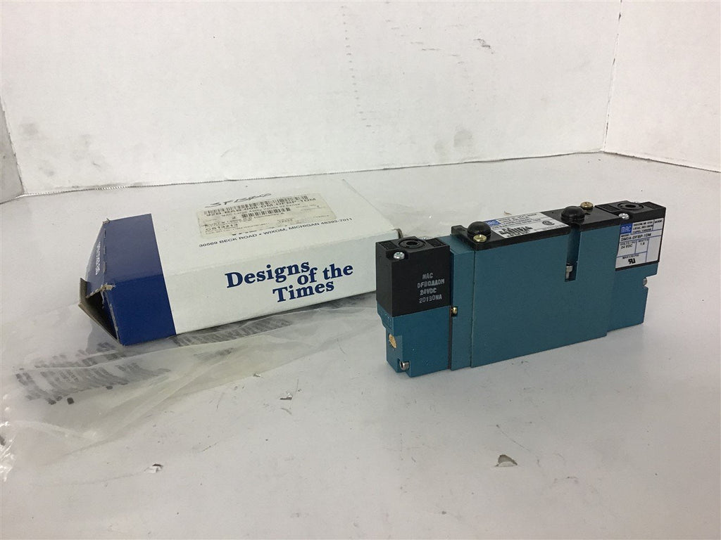 Mac 92B-BAB-000-SM-DFBP-1DM Solenoid Valve 120 PSI DM3A-DFBP-1DM 24 Vdc 1.58 W