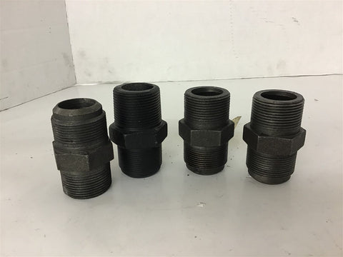 1" Pipe to Flare Adapter Lot Of 4