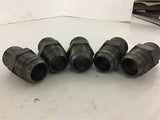 1" Pipe To Flare Adaptor Lot Of 5