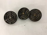 Vacuum Valve 2 3/4" od 12 inlet holes 3/8" deep Lot Of 3