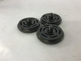 Vacuum Valve 2 3/4" od 12 inlet holes 3/8" deep Lot Of 3