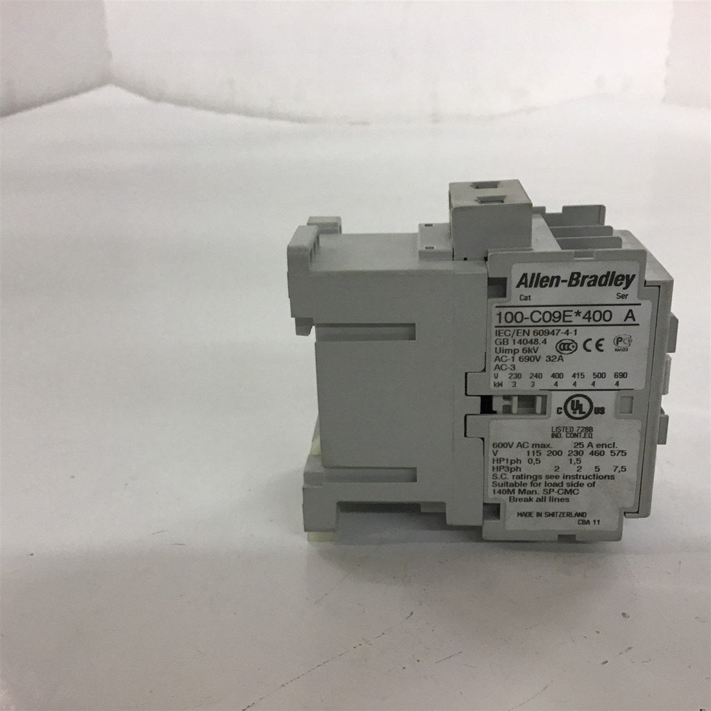 Allen-Bradley 100-C09E*400 Contactor 460 V @ 5 HP