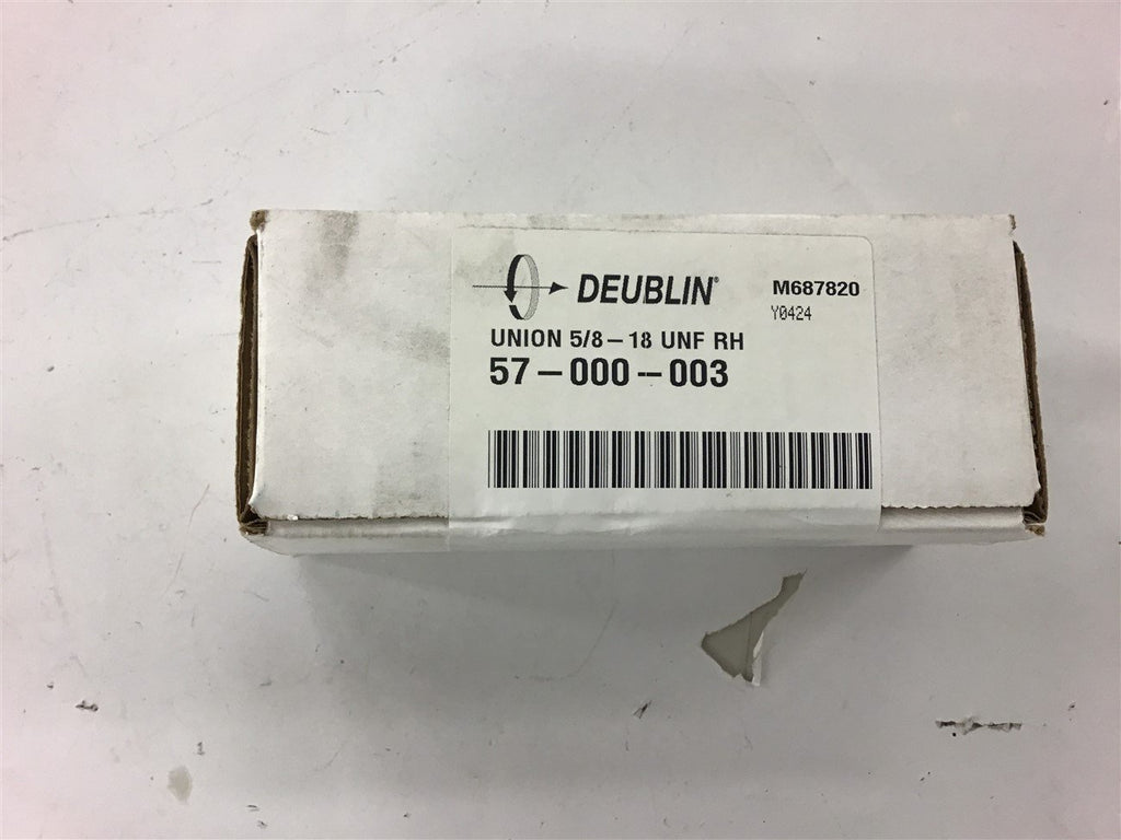 Deublin 57-000-003 Union 5/8-18 UNF RH