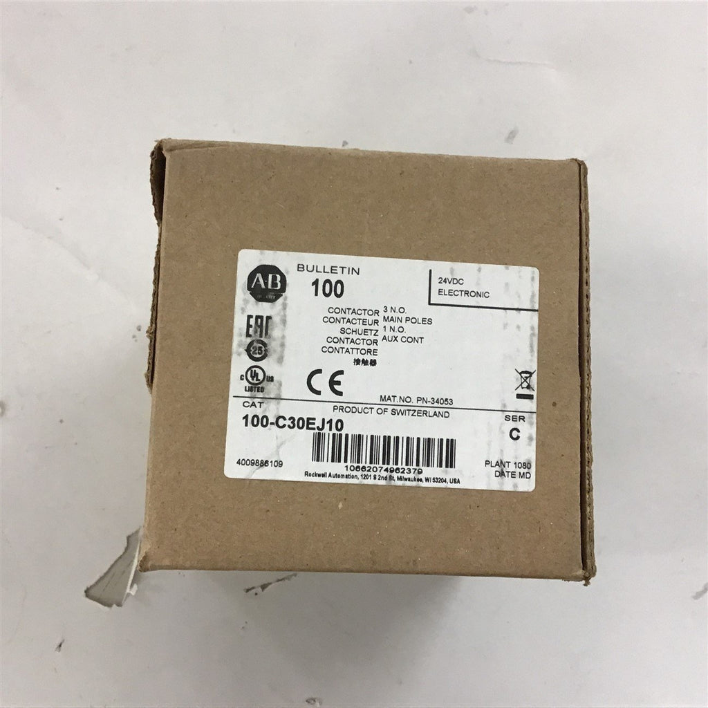 Allen-Bradley 100-C30EJ10 Contactor 24 Vdc