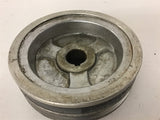 2 Groove Pulley 5 1/2" OD 1" Bore
