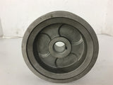 2 Groove Pulley 5 1/2" OD 1" Bore