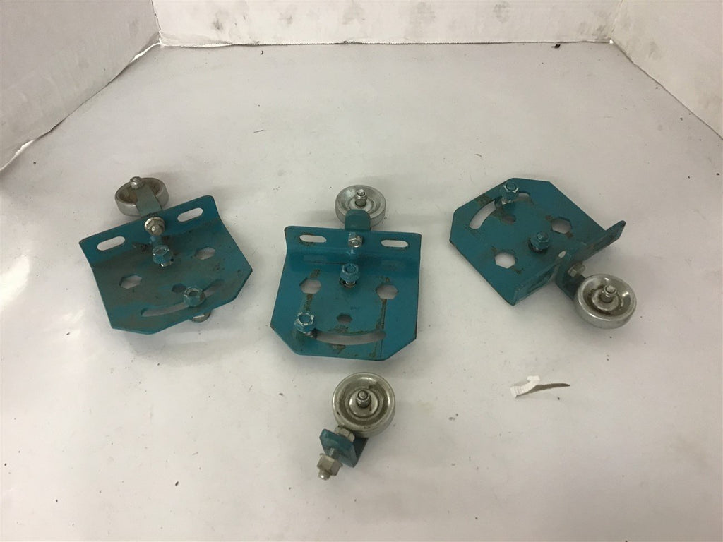 Trolley Wheel Bracket Lot of 3