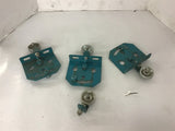Trolley Wheel Bracket Lot of 3