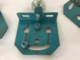 Trolley Wheel Bracket Lot of 3
