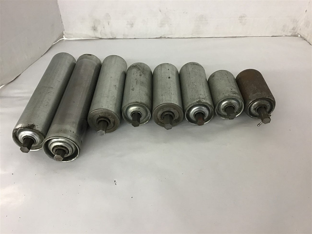 Gravity Conveyor Replacement Roller Lot of 8