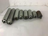 Gravity Conveyor Replacement Roller Lot of 8