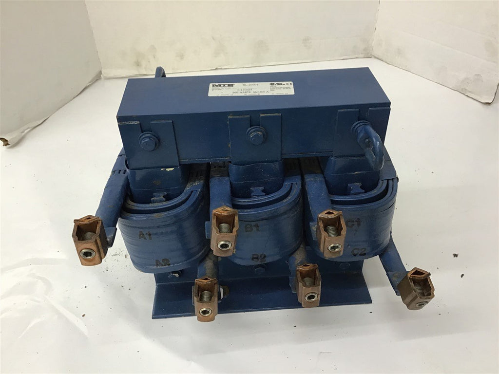 MTE RL-20002 Line Reactor 3 Phase 600 Volts 200 Amps 0.110MH